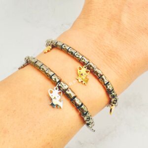 Chihuahua Bracelet with Charms