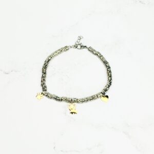 Chihuahua Bracelet with Charms