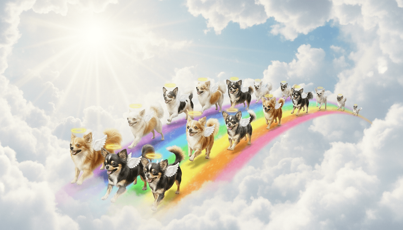 Il Ponte dell’Arcobaleno dei Chihuahua – Ricorda il tuo amico per sempre