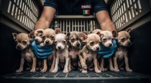 Trieste: Salvati 9 Cuccioli di Chihuahua Disidratati – Il Pericolo del Traffico di Cani